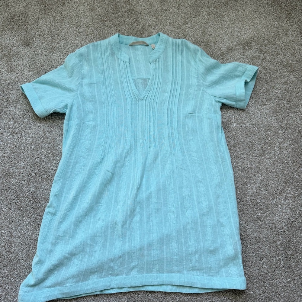Soft Surroundings Aqua Knit Top